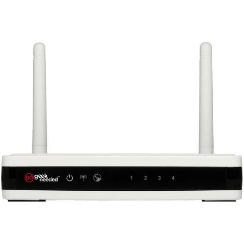 Front Standard. No Geek Needed - Wireless Router - IEEE 802.11n.