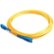 Front Large. C2G - Fiber Optic Simplex Patch Cable - Yellow.
