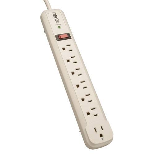 Front Standard. Tripp Lite - Protect It! 7-Outlet Surge Suppressor.