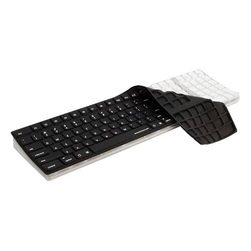 Front Standard. KB Covers - Keyboard Skin - Midnight Black.