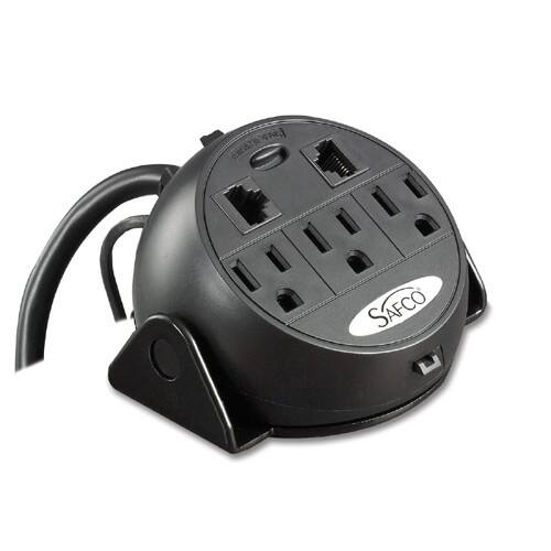 Front Standard. Safco - 3-Outlets Power Strip.