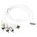 Front Standard. AGPtek - AV/Data Transfer Cable - White.