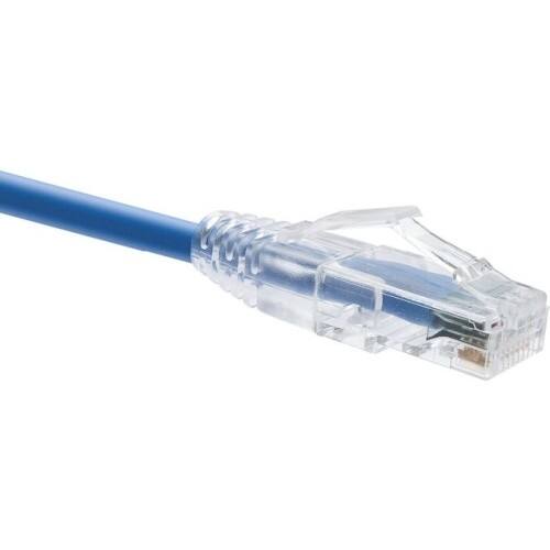 Front Standard. Oncore Power - ClearFit Cat.6 UTP Patch Cable - Blue.