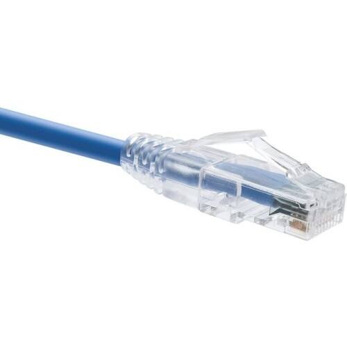 Front Standard. Oncore Power - ClearFit Cat.6 Patch Cable - Blue.