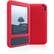 Front Large. Marware - SportGrip Digital Text Reader Case - Red.