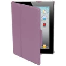 Front Large. Amzer - Shell Carrying Case (Portfolio) for iPad - Baby Pink.
