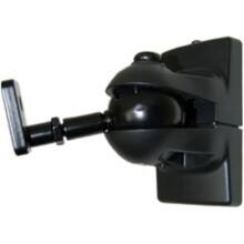 Front Large. Pinpoint - AM30B Universal Satellite Speaker Wall Mount - Black.