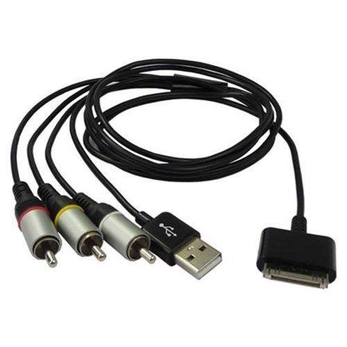 Front Standard. AGPtek - AV/Sync/Charge Cable - Black.
