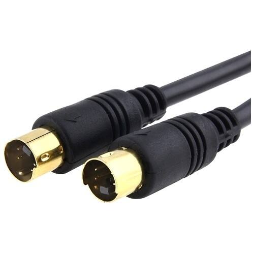 Best Buy: eForCity 25 ft S-Video SVideo Cable Plated Male to Male NEW ...