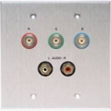 Front Large. Comprehensive - Audio/Video Faceplate.