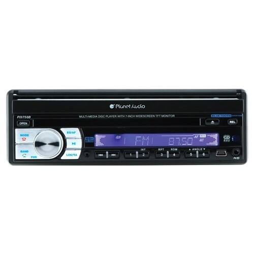 Front Standard. Planet Audio - Car DVD Player - 7" Touchscreen LCD - Single DIN.
