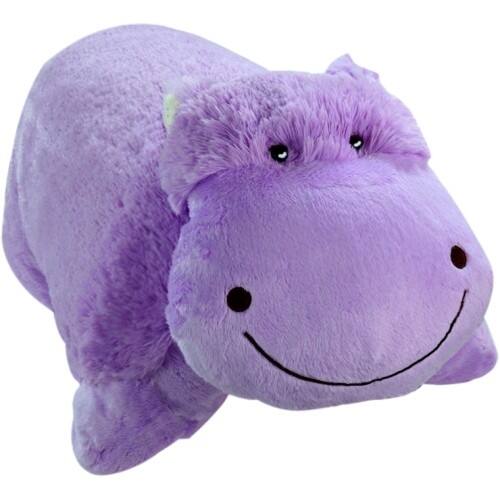 Front Standard. My Pillow Pets - Huggable Hippo Decorative Pillow.