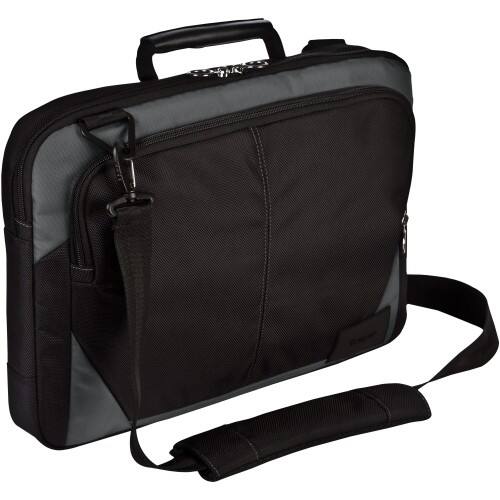 Front Standard. Targus - Parallel Carrying Case (Attach?) for 16" Notebook,, - Gray.