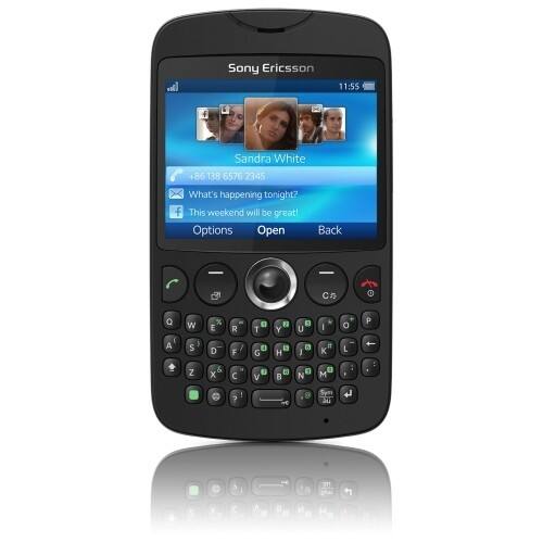 Front Standard. Sony Mobile Communications - Cellular Phone 2.75G - Black.