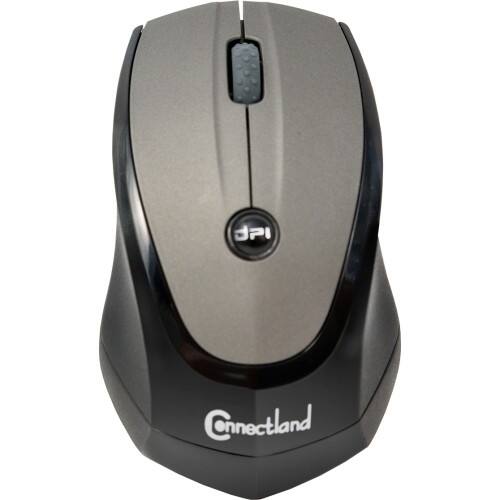 Front Standard. Connectland - Syba 2.4Ghz Wireless USB Optical Mouse with 1600 dpi (CL-MOU23019).