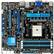 Front Large. Asus - F1A75-M PRO/CSM Desktop Motherboard - AMD A75 FCH Chipset - Socket FM1.
