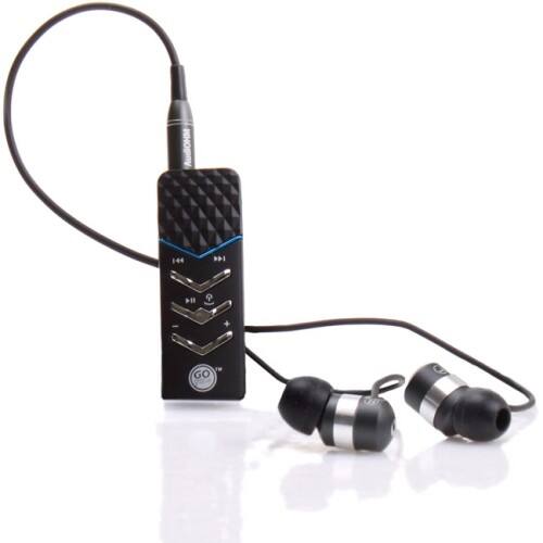 Front Standard. GOgroove - Bluetooth Headphone Receiver - Works For Beats By Dr. Dre Earbuds + Micro USB cable.