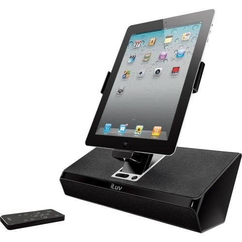 Front Standard. iLuv - Speaker System - Black.