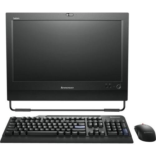 Front Standard. Lenovo - 20" ThinkCentre All-in-One Computer - 2 GB Memory - 320 GB Hard Drive - Business Black.