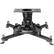 Front Large. Peerless - PAG-UNV-MU Ceiling Mount for Projector - Gloss Black.