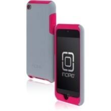 Front Large. Incipio - SILICRYLIC Hard Shell iPod Case - Pink, Silver.