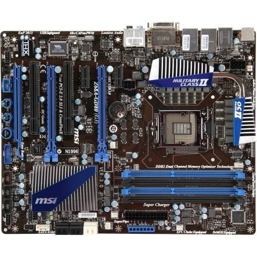 Front Standard. MSI - Z68A-GD80 (G3) Desktop Motherboard.