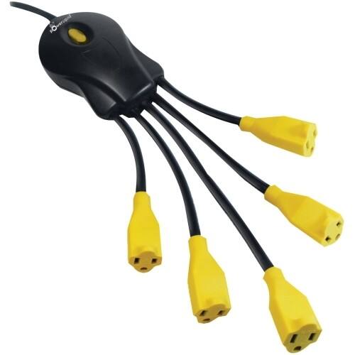 Front Standard. BITS - PowerSquid 5-Outlets Power Strip.