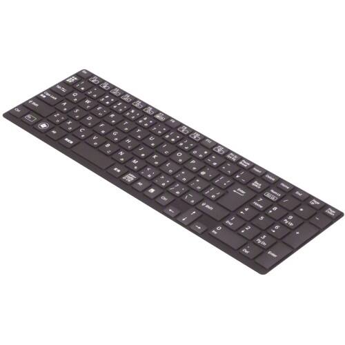 Front Standard. Sony - Notebook Keyboard Skin - Black.