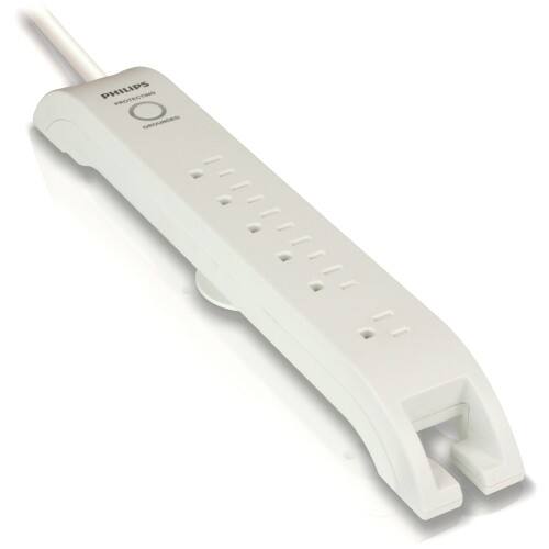 Front Standard. Philips - 6-Outlets Surge Suppressor.