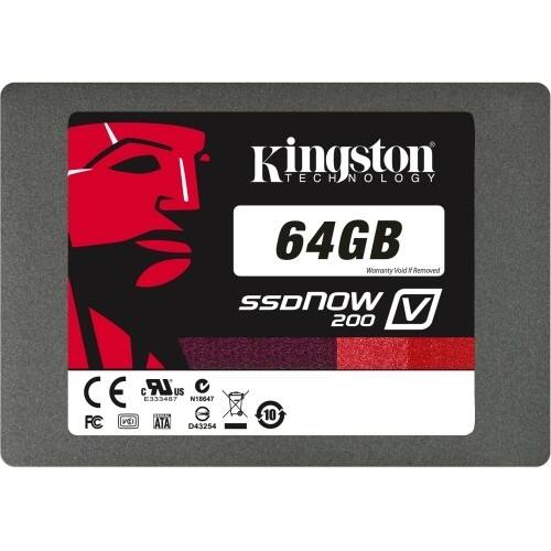 Front Standard. Kingston Technology - SSDNow V200 64 GB 2.5" Internal Solid State Drive - 1 Pack.