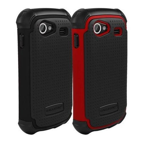 Front Standard. Ballistic - Hard SG Carrying Case Skin With Holster for Samsung Nexus S / 4G - Black.