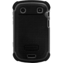 Front Large. Ballistic - Hard Shell Gel Case With Holster for BlackBerry Bold 9900 / 9930 - Gray.