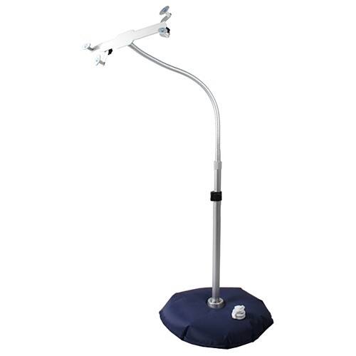 Front Standard. AGPtek - 360 Degree Rotating Adjustable Gooseneck Floor Mount Stand Holder for Kindle.