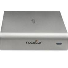 Front Large. Rocstor - Rocpro 2 TB 3.5" External Hard Drive - Silver.