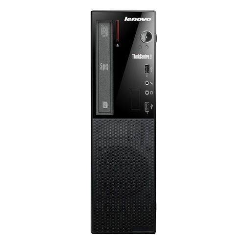 Front Standard. Lenovo - ThinkCentre Edge Desktop Computer - 4 GB Memory - 320 GB Hard Drive - Glossy Black.