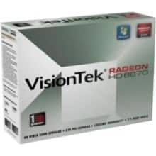 Front Large. Visiontek - Radeon HD 6670 Graphic Card - 800 MHz Core - 1 GB GDDR5 SDRAM - PCI Express 2.0 x16.
