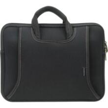 Front Large. Scosche - netSUIT Pro Carrying Case for 12" Netbook - Black.