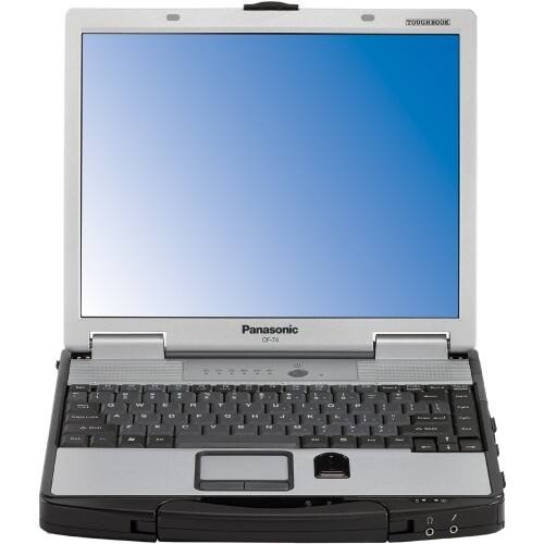 Front Standard. Panasonic - 13.3" Toughbook Notebook - 2 GB Memory - 160 GB Hard Drive - Magnesium Alloy.