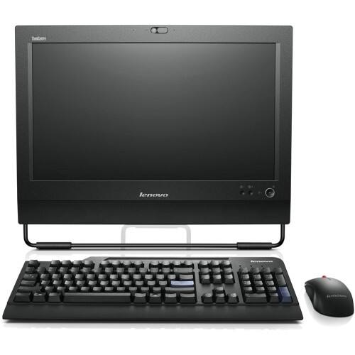Front Standard. Lenovo - 20" ThinkCentre All-in-One Computer - 2 GB Memory - 320 GB Hard Drive - Business Black.