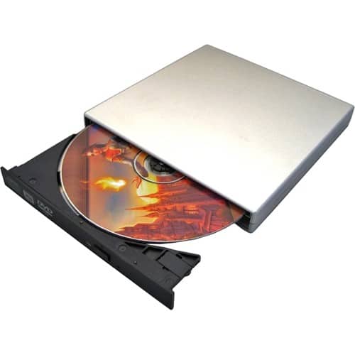 Best Buy: AGPtek 24x Read CD External USB 2.0 CD-Reader Drive Silver ...