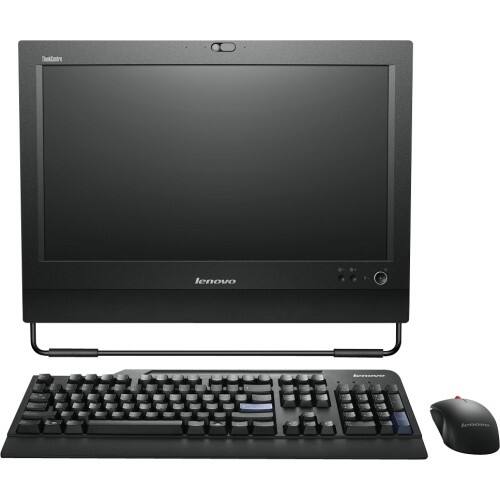 Front Standard. Lenovo - 20" ThinkCentre All-in-One Computer - 2 GB Memory - 320 GB Hard Drive - Business Black.