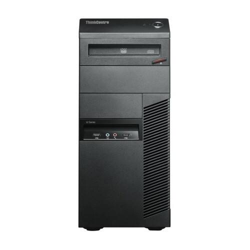 Front Standard. Lenovo - ThinkCentre Desktop Computer - 4 GB Memory - 250 GB Hard Drive - Business Black.