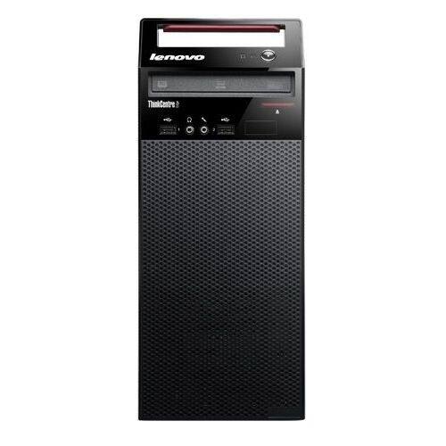 Front Standard. Lenovo - ThinkCentre Edge Desktop Computer - 2 GB Memory - 320 GB Hard Drive - Glossy Black.