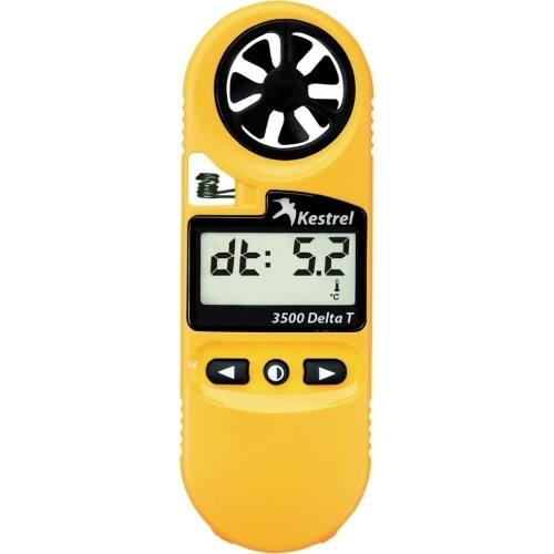 Front Standard. Kestrel - 3500 Delta T Pocket Wind Meter.