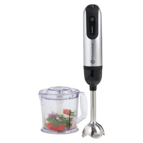 Front Standard. MasterChef - MCIB3 Handheld Blender - Brushed Stainless Steel.