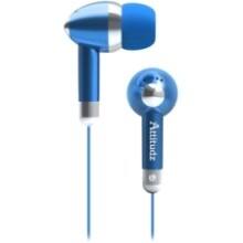 Front Large. Coby - Attitudz Earphone - Blue.