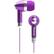 Front Large. Coby - Attitudz Earphone - Purple.