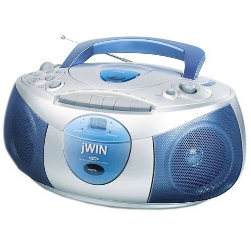 Front Standard. jWIN - Radio / CD / Cassette Player Boombox.