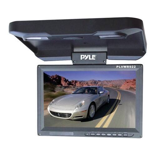 Front Standard. Pyle - 9.2" Active Matrix TFT LCD Car Display.