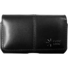 Front Large. Case Logic - Droid Large Horizontal Case with Double Stitch - Black.